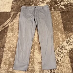Birddogs Performance Woven Stretch Lined Tech Chino Pants Men's 36x30 Gray